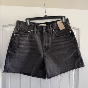 Madewell Charcoal Jean Shorts